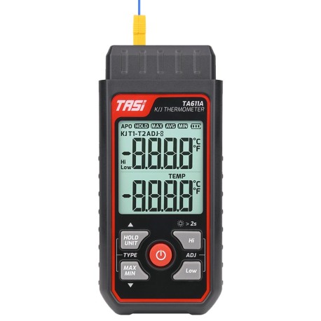 TA611A Basic Single Channel, K/J Thermocouple Thermometer